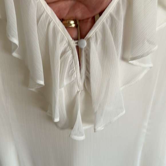 Marchesa Rose flowy off white tunic dress - Picture 2 of 8